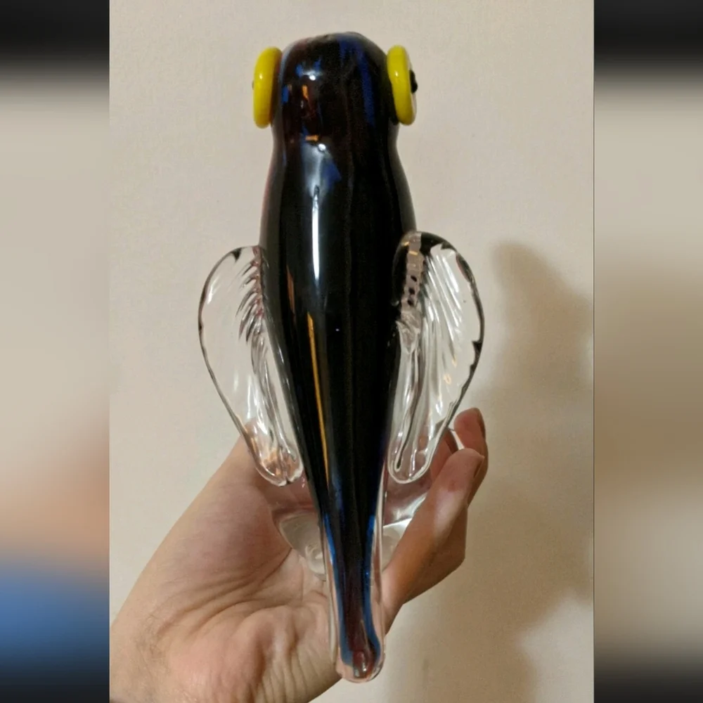 Colorful Glass Toucan Bird Figurine Art